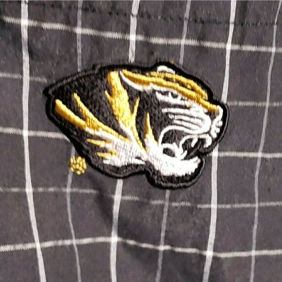 Campus Specialties Mens Black White Check Long Sleeve Button Down Medium - Picture 3 of 6